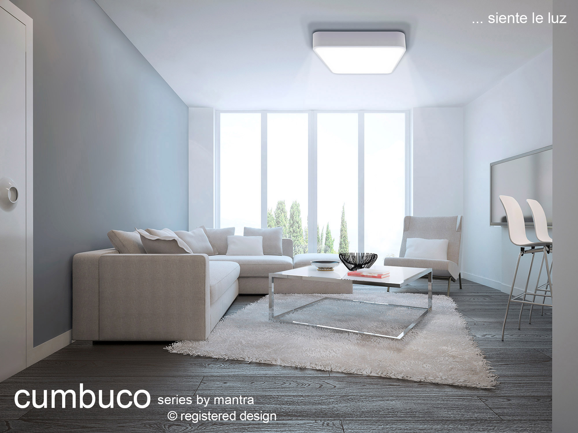 Cumbuco Ceiling Lights Mantra Fusion Flush Fittings